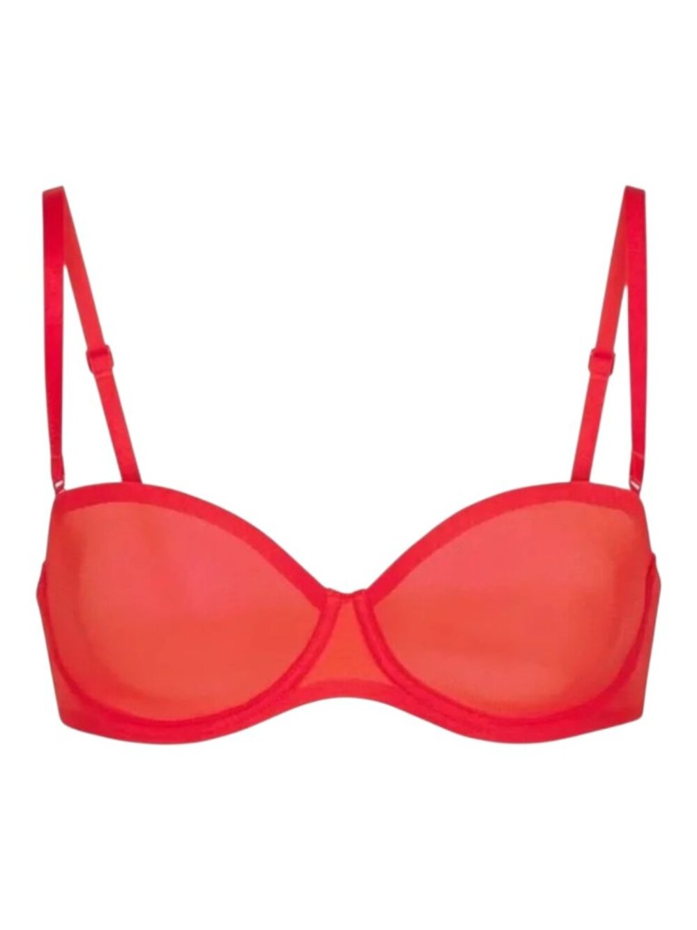 Skims Ultra Fine Mesh Strapless Underwire Bra